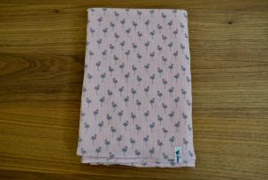 Musselin - Flamingo rosa