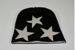 Beanie - Sternen grau