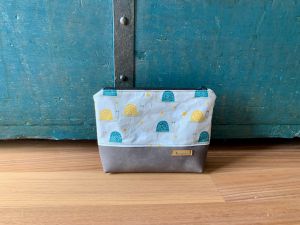 Kosmetiktasche - Schneckenmuster