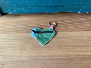 Schlüsselanhänger -  Geldbörse oliv