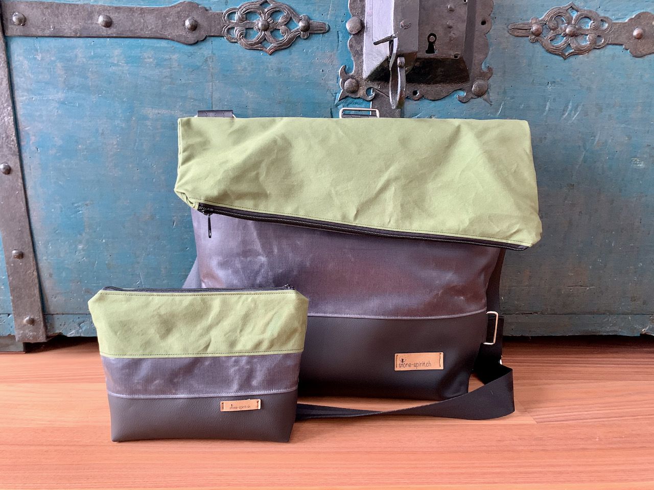 Umhängetasche - Rucksack Olive